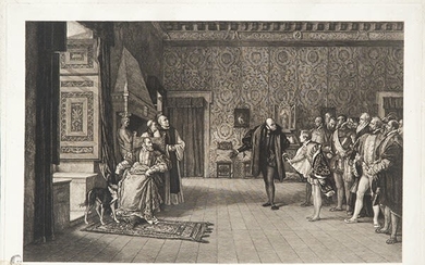 EDUARDO ROSALES - Presentation of Don Juan of Austria to Emperor Charles V, in Yuste