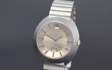 ENICAR SHERPA Star montre-bracelet référence 2342, Suisse vers 1965, automatique, boîtier en acier inoxydable, fond...