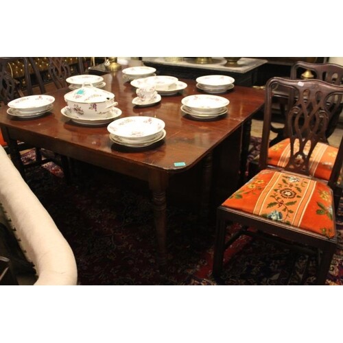 Early Victorian Mahogany Economy Dining Table (52" x 49") (E...