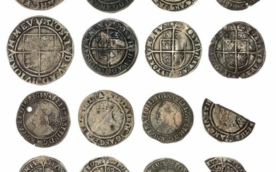 Elizabeth I (1558-1603), Mixed Silver Hammered Coins, Tower (10)