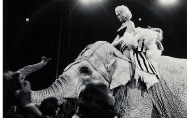 Erika Stone (b. 1924), Marilyn Monroe at Barnum & Bailey Circus Opening, New York City (1955)