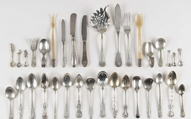 FORTY-ONE PIECES OF STERLING SILVER FLATWARE Approx.