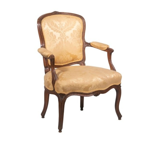 FRENCH UPHOLSTERED ARMCHAIR