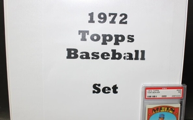 Fantastic Original 1972 Topps Complete Set (787)