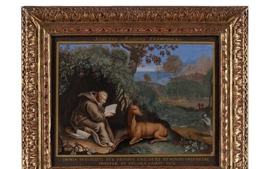 Flemish painter of the 17th century, Saint Giles