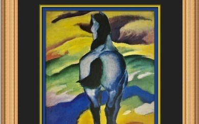 Franz Marc Blue Horse Custom Framed Print