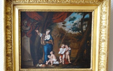 French School From the Early 18th Century, the Muse MelpomÃ¨ne or Allegory of Painting