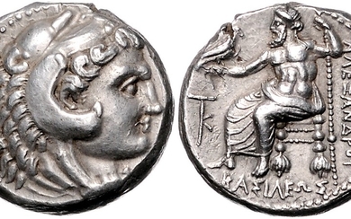 GRIECHENLAND, MAKEDONIEN. Alexander III. der Große, 336-323 v.Chr., AR Tetradrachme, Zypern, Stadt Citium