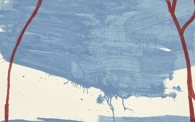 Gary Komarin, American b.1951 - Vessel/Sky, 2003; acrylic on paper, signed and dated top edge, 'Komarin 2003', 76 x 56 cm