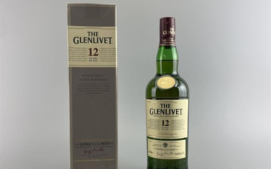 Glenlivet 12YO Single Malt Scotch Whisky - 40% ABV, 700ml...