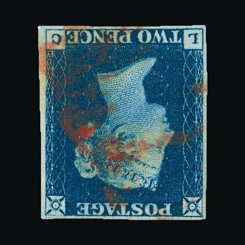 Great Britain - QV (line engraved) : (SG 4Wi) 1840 2d deep f...