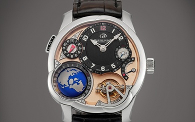 Greubel Forsey GMT A limited edition platinum 25° inclined 24...