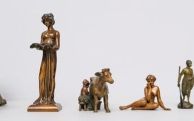 Group of Small Bronze Figurines