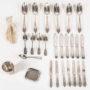 Group of Tiffany & Co. Sterling Silver Flatware and Assorted Items