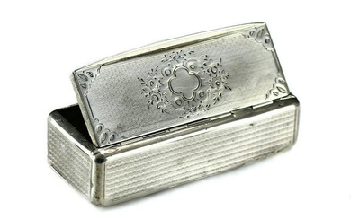 Guignard .950 Silver Snuff Box, French 19th C