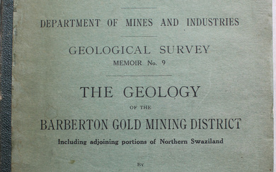 Hall, A.L. - THE GEOLOGY OF THE BARBERTON GOLD MINING DISTRICT