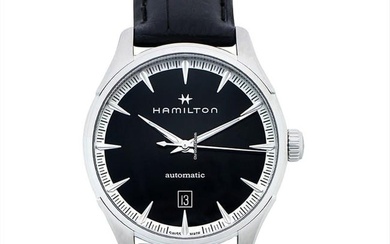 Hamilton Jazzmaster H32475730 - Jazzmaster Automatic Black Dial Stainless Steel Men's Watch