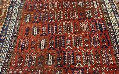 Hand Knotted Shirvan Rug 10.4x3.7 ft #13