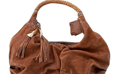 Henry Beguelin Bag Washed Leather Tassels Heaps Details