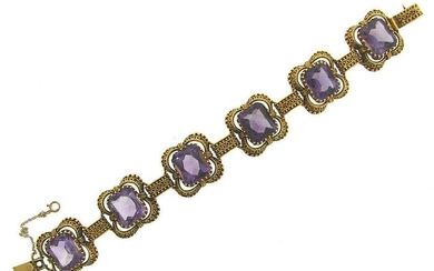 INTRICATE PRETTY Victorian Etruscan Revival 14k Yellow