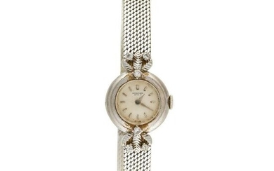 IWC, A VINTAGE LADY'S 18 CARAT GOLD AND DIAMOND