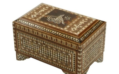 Iberian Style Inlaid Table Box.