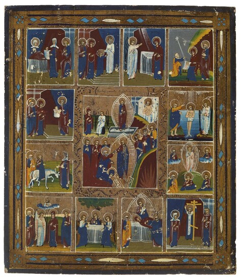 Icon, Russia, 2nd half of 19th century,...