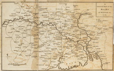 India.- Rennell (James) Description of the Roads in Bengal and Bahar, first edition, 1778.