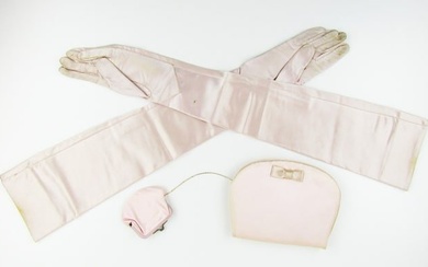 Jacqueline Kennedy's Pair of Elegant Evening Gloves & Clutch - Impeccable Provenance!
