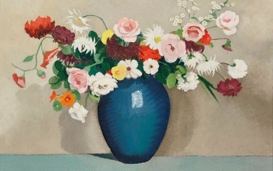Jeanne-Marguerite Fournials, French b.1910- 'Fleurs Printanieres', circa...