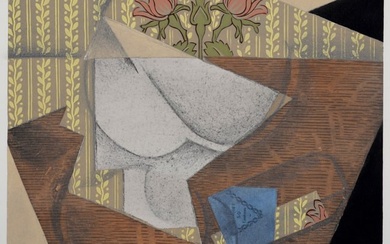 Juan Gris - Le Paquet de tabac, 1933 after 1914 Juan Gris 's "papier colle"