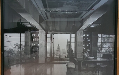 Julius Shulman, "Frank Lloyd Wright, Freeman House, Los Angeles, California"