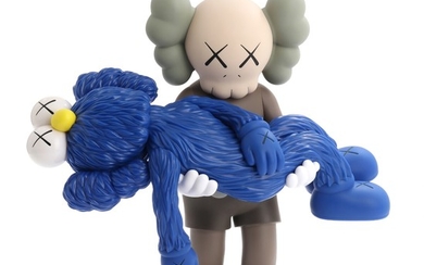 KAWS: Gone (Brown), 2019. A cast vinyl sculpture. Manufactured by Medicom Toy, China. Multiple. H. 36 cm.
