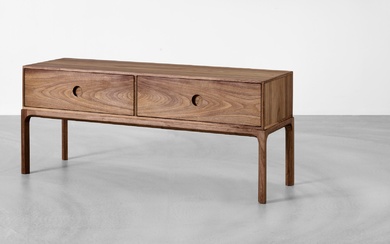 Kai Kristiansen. Chest of drawers / entrance table, model Entré 1D - 2 drawers, walnut