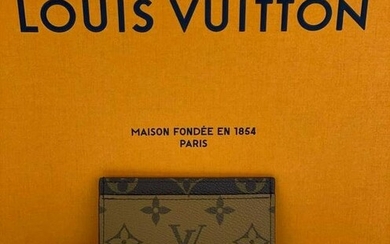 LOUIS VUITTON Reverse Monogram Card Holder Wallet