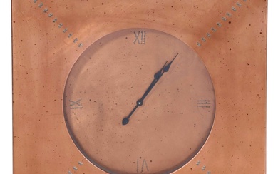 Lazy Susan Contemporary Copper Tone Wall Clock