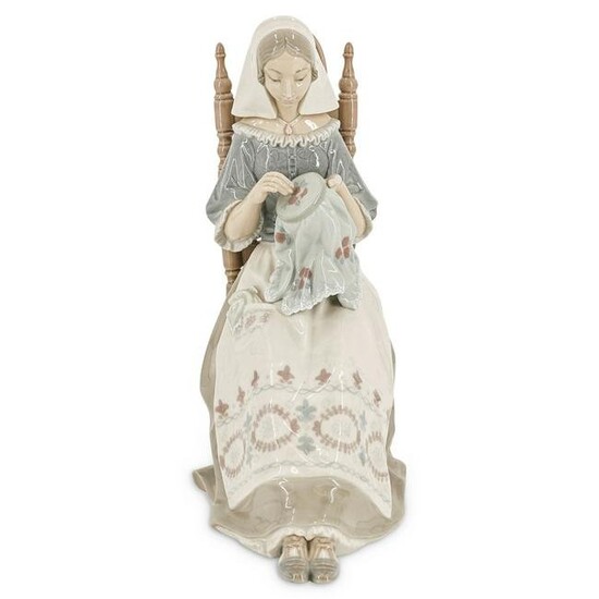 Lladro "Embroiderer" Porcelain Figure