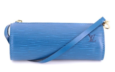 Louis Vuitton Mini Papillion Bag in Toledo Blue Epi Leather