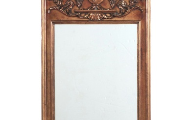 Louis XVI Style Gilt Composite Mirror, Mid to Late 20th Century