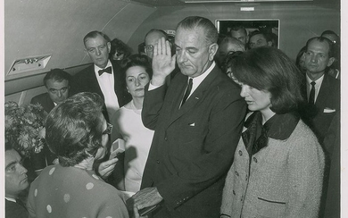 Lyndon B. Johnson Oath of Office Pair of (2) Original