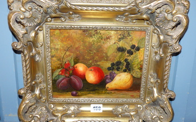 MARTIN NASH (CONTEMPORARY SCHOOL) A DECORATIVE STILL LIFE PAINTING, INITIALLED, OIL ON BOARD. 20 x