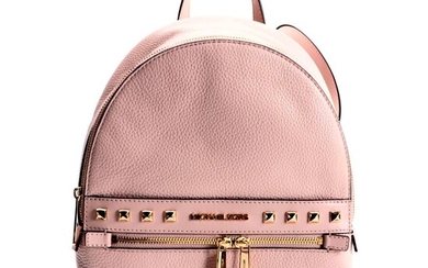 MICHAEL by Michael Kors Kenly Backpack Purse in Powder Blush Grained Leather