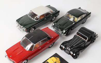MODEL CARS, 5 pcs, bl. and Rover, BOS-Modells et al.