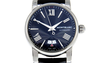 MONTBLANC - a stainless steel Star wrist watch, 41mm.