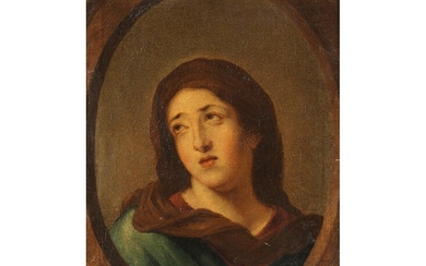 Maler des 18. Jahrhunderts, KOPFSTUDIE DER JUNGFRAU MARIA