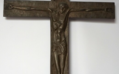 Marek SZWARC (1892-1958). CRUCIFIX en bronze... - Lot 58 - Goxe - Belaisch - Hôtel des ventes d'Enghien