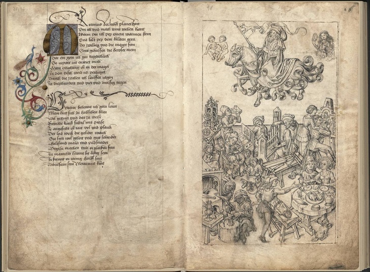 [Medieval manuscripts]. Das Mittelalterliche Hausbuch. The Medieval Housebook. Ed. C....