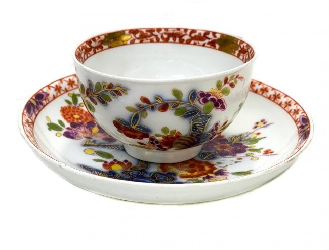 Meissen Porcelain Cup and Saucer.