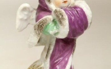Meissen Porcelain Cupid in Disguise Figurine