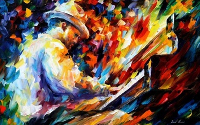 Midnight Blues Song - Limited Edition 1/25 by Leonid Afremov